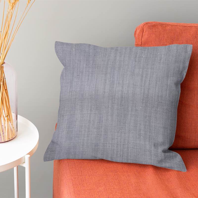 Panton Silver Scone - Grey Plain Linen Cushion Upholstery Fabric