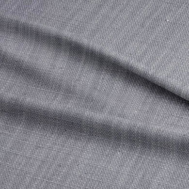 Panton Silver Scone - Grey Plain Linen Curtain Upholstery Fabric UK