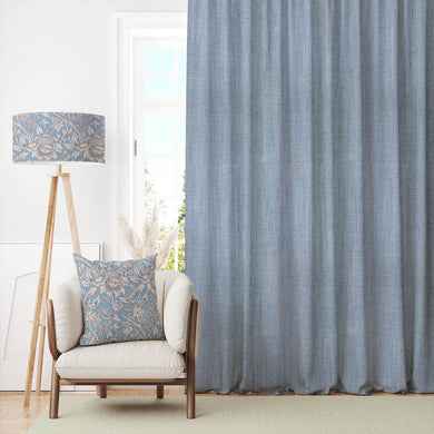 High-quality Panton Plain Linen Fabric in Charcoal Grey