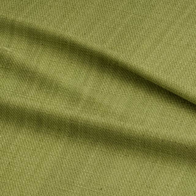 High-quality Panton Plain Linen Fabric in a natural, light beige color, perfect for upholstery and home decor projects