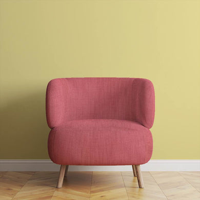 Panton Sunkist Coral - Pink Plain Linen Upholstery Fabric