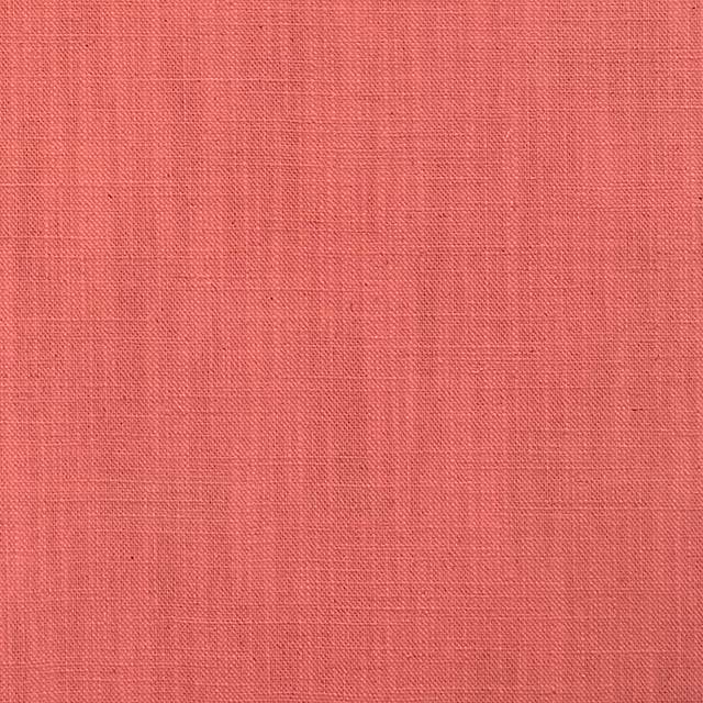 Panton Tea Rose - Pink Plain Linen Curtain Upholstery Fabric