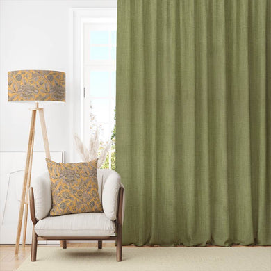 High-quality Panton Plain Linen Fabric in a beautiful natural color, perfect for upholstery and home decor projects