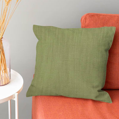 High-quality Panton Plain Linen Fabric in a natural, earthy hue, perfect for upholstery and home decor projects
