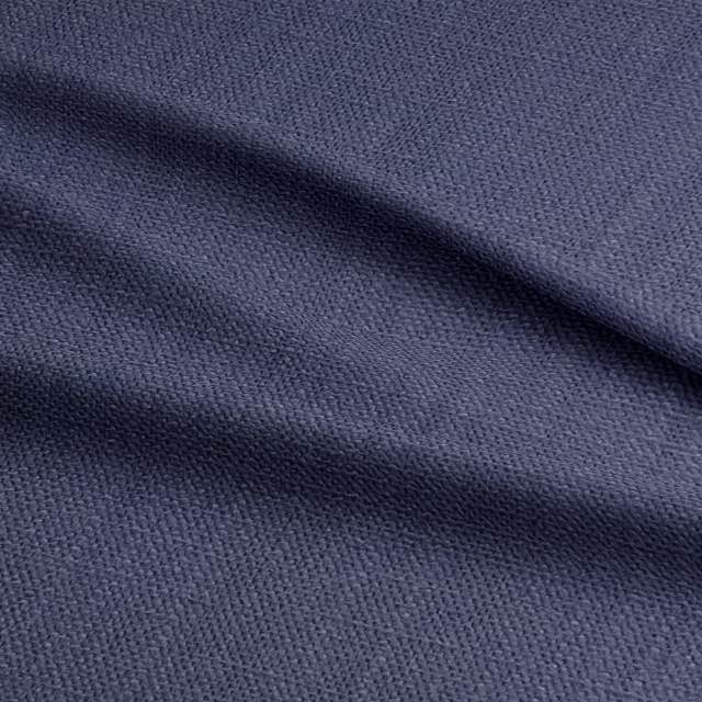 High-quality Panton Plain Linen Fabric in Midnight Blue