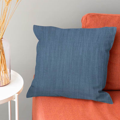 Luxurious Panton Plain Linen Fabric in Burnt Orange for drapery