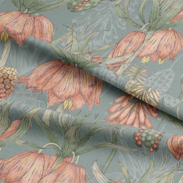 Passionflower Upholstery Fabric Perfect for Upholstering Chairs