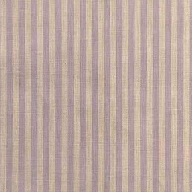 Close up of elegant pencil stripe curtain fabric in soft neutral tones