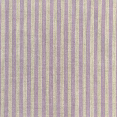 Close-up of pencil stripe curtain fabric in gray and white colors, perfect for adding a touch of elegance to any room decor