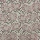 Close up of Penrose Floral Mist upholstery fabric showing detailed floral pattern