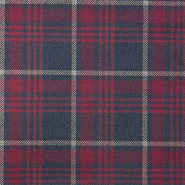 Thick and Textured Perth Plaid Upholstery Fabric