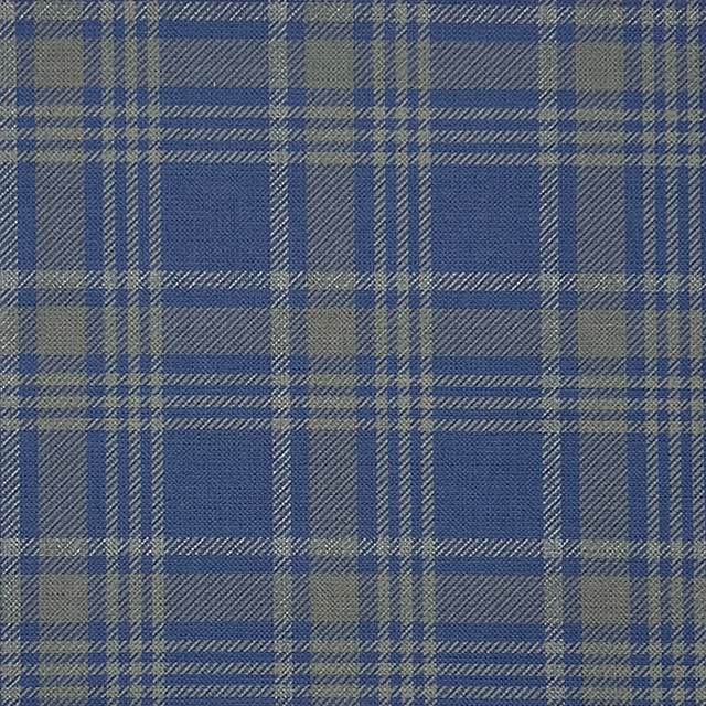 Premium Quality Perth Plaid Upholstery Fabric in Brown and Beige