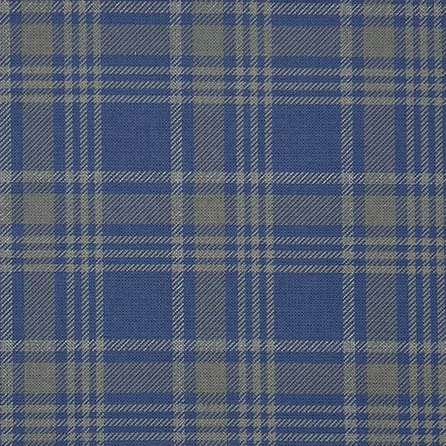 Premium Quality Perth Plaid Upholstery Fabric in Brown and Beige