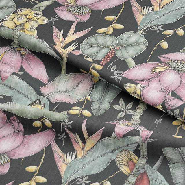 Soft and lightweight plumeria fabric for summer dresses and tops