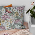 Exotic plumeria fabric perfect for creating one-of-a-kind garments