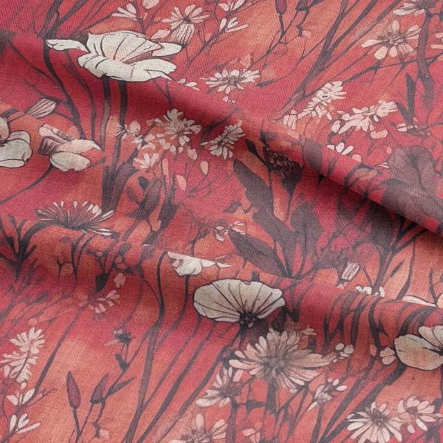 High-quality, durable Prairie Curtain Fabric in a beautiful floral pattern for home decor projects