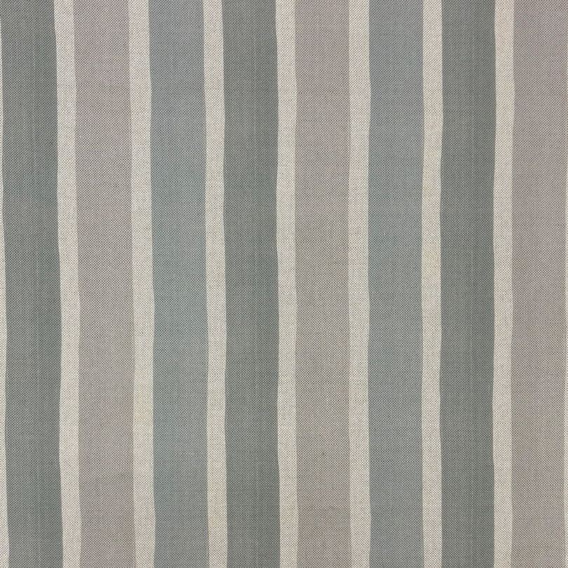 Raleigh Stripe Sage upholstery fabric with muted green and cream vertical stripes