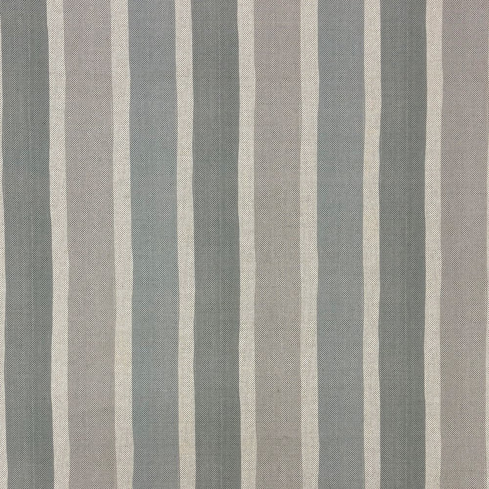 Raleigh Stripe Sage upholstery fabric with muted green and cream vertical stripes