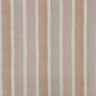 Raleigh Stripe Taupe upholstery fabric with natural beige and cream stripes