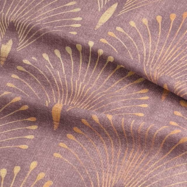 Regal Feather Amethyst - Purple Furnishing Fabric