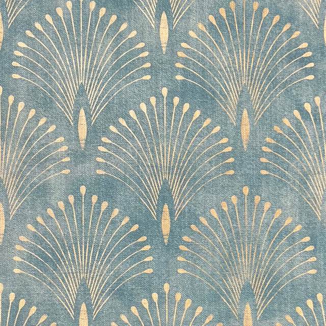 Regal Feather Azure - Blue Upholstery Fabric