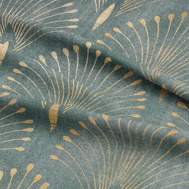 Regal Feather Green - Green Furnishing Fabric