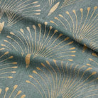 Regal Feather Green - Green Furnishing Fabric