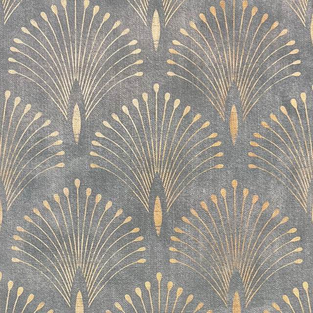 Regal Feather Grey - Grey Furnishing Fabric