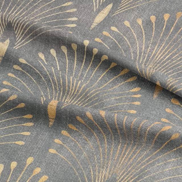Regal Feather Grey - Grey Upholstery Fabric