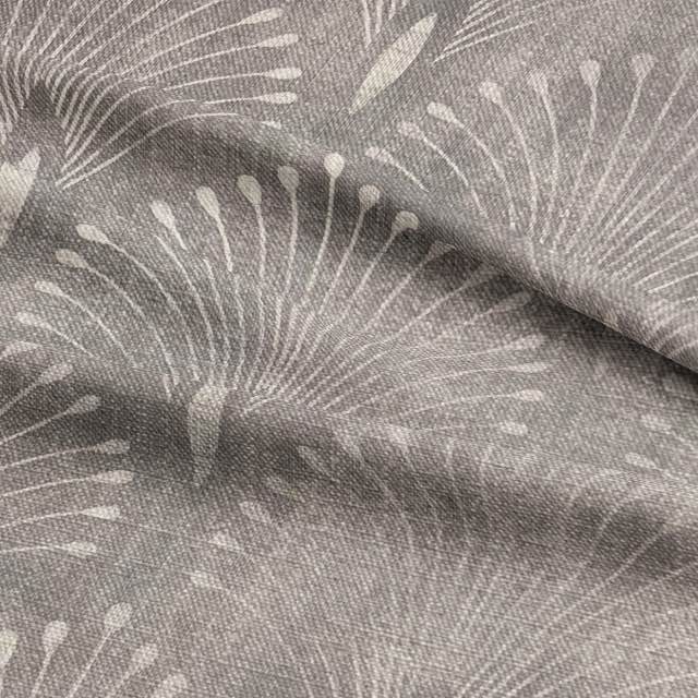Regal Feather Pewter - Grey Furnishing Fabric