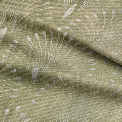 Regal Feather Willow - Green Furnishing Fabric