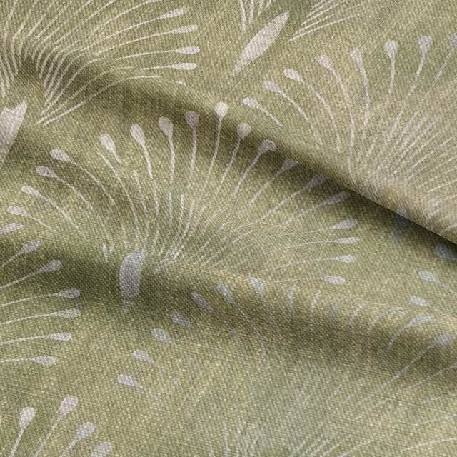 Regal Feather Willow - Green Furnishing Fabric