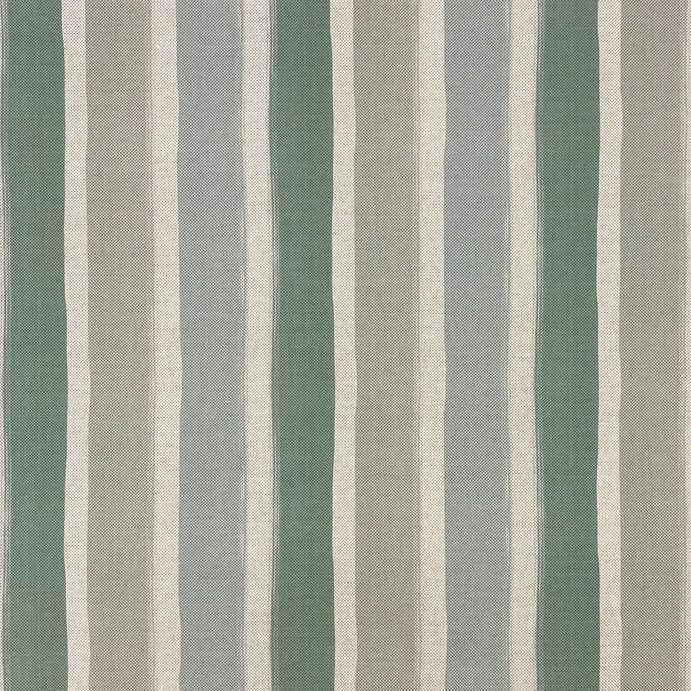 Rhode Island Sage Green striped upholstery fabric flat sample