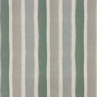 Rhode Island Sage Green striped upholstery fabric flat sample