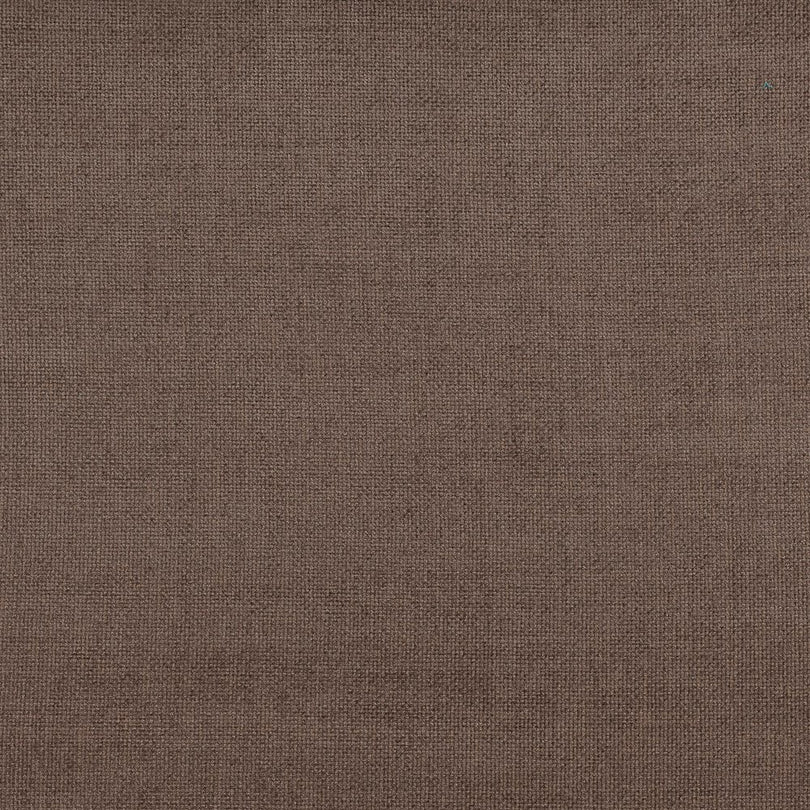 Earthy brown upholstery fabric with a refined plain weave texture.
