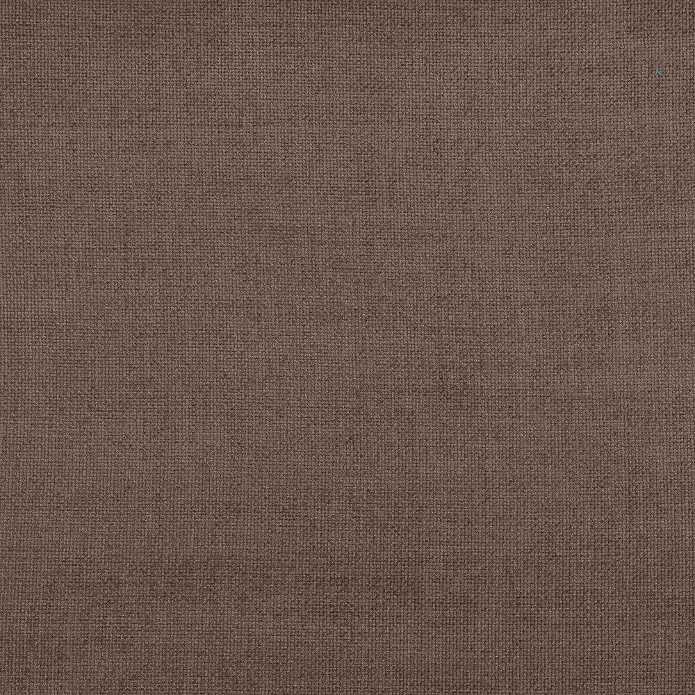 Earthy brown upholstery fabric with a refined plain weave texture.