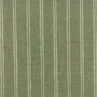 Blue and white Rowley Ticking Stripe Upholstery Fabric with classic pattern