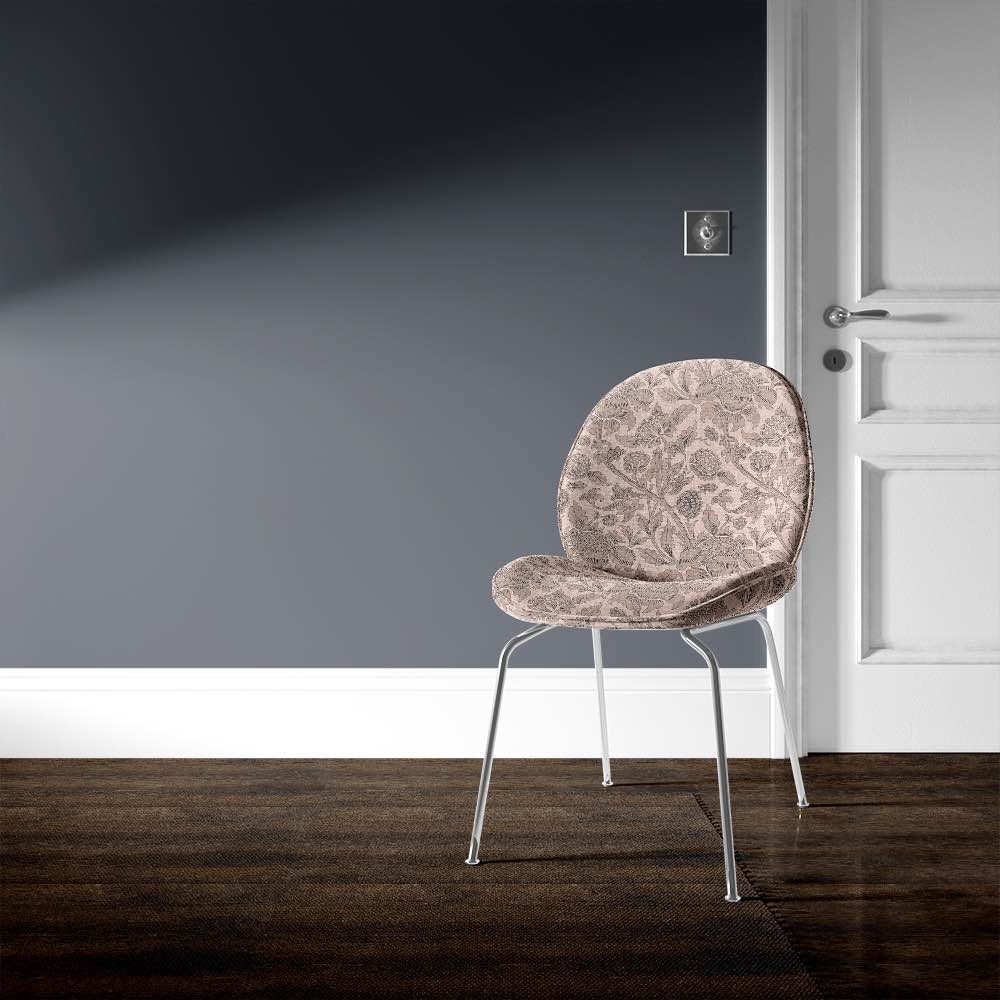 High-quality Ruskin Upholstery Fabric in a beautiful blue color, perfect for adding elegance to any furniture piece