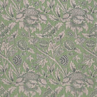Enchanting Ruskin Curtain Fabric in a magical amethyst with whimsical fairy tale motifs