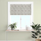 Elegant Ruskin Curtain Fabric in an elegant pearl white with shimmering sequin embellishments