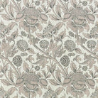 Soft Ruskin Curtain Fabric in a soft blush pink with delicate ruffle details