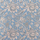 Lively Ruskin Curtain Fabric in a lively turquoise with vibrant botanical print