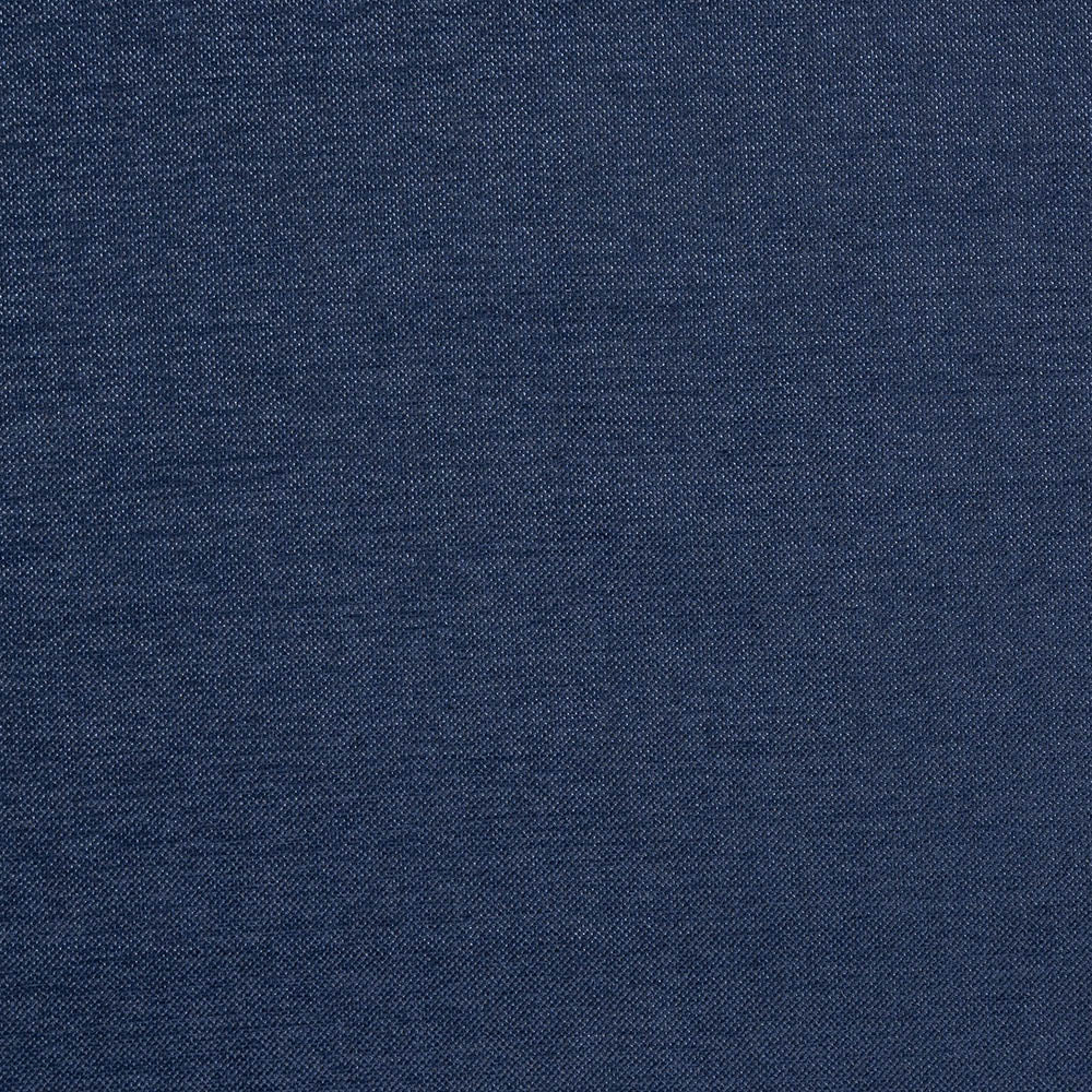 Deep indigo blue plain upholstery fabric with built-in protection