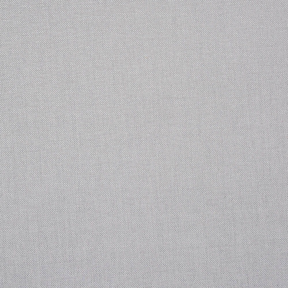 Sleek silver-toned fabric with fire retardant and stain-resistant finish