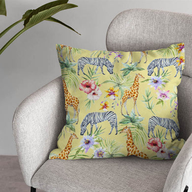 Serengeti Cotton Curtain Fabric in Chartreuse, perfect for adding a pop of color and style to any space