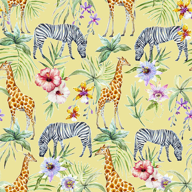 Serengeti Cotton Curtain Fabric in Chartreuse, a vibrant and durable fabric for home decor