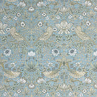 Songbird Fabric in Burgundy with Romantic Songbird and Rose Print