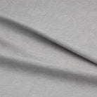 Beautiful silver-colored linen curtain fabric with a soft, luxurious texture