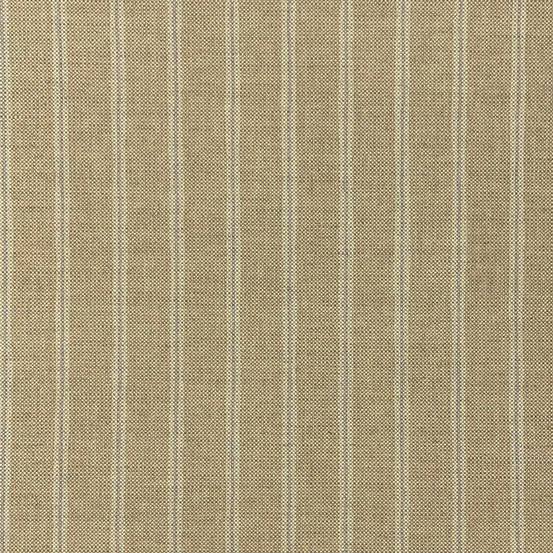 Suffolk Straw striped upholstery fabric flat image, pale neutral cotton-linen stripe fabric by the metre for chairs and blinds