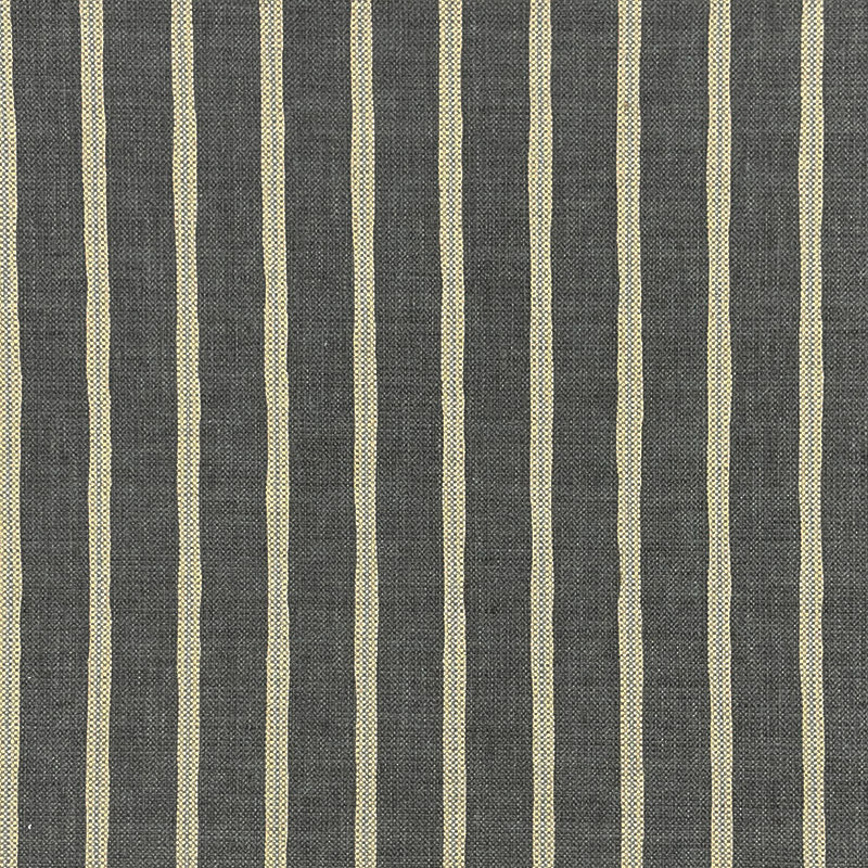 Suffolk Teal striped upholstery fabric flat image, blue-green cotton-linen stripe fabric by the metre for chairs and curtains